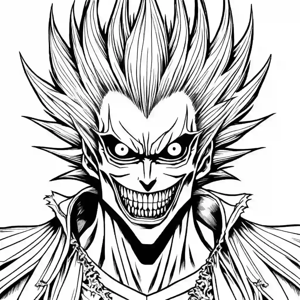 Ryuk (Death Note) coloring pages
